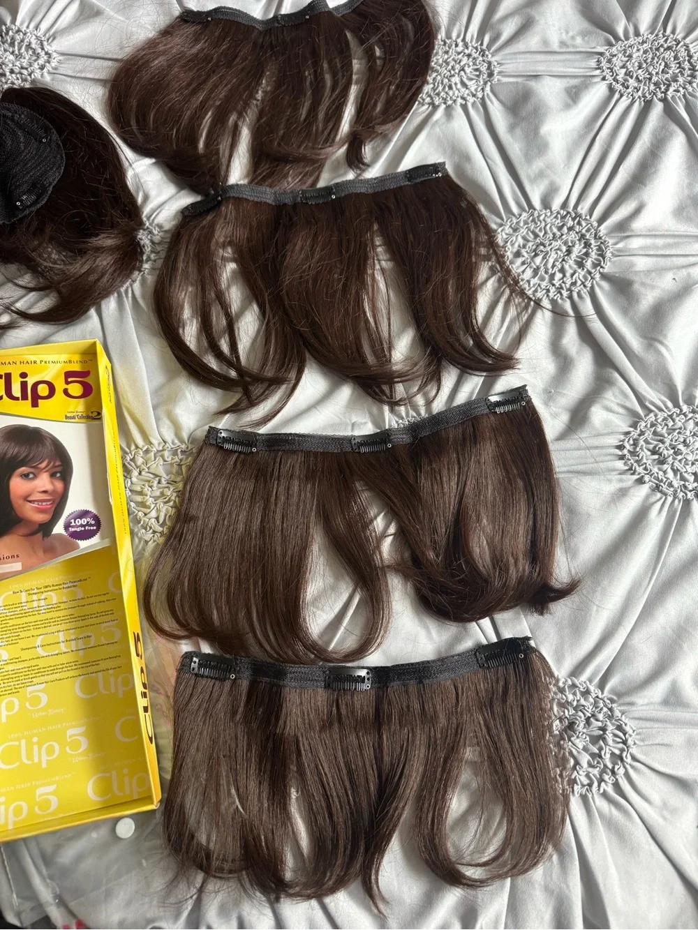 Light brown Women's Hair Extensions - 100% human hair premium blend